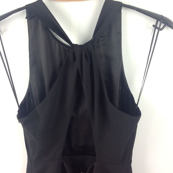 ** NEW Finders Keepers Black Frazer Open Back Criss Cross Dress Size S - Picture 7 of 10